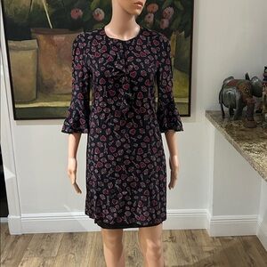 Liu Jo RARE black and red dress with guitars, lips and heart print